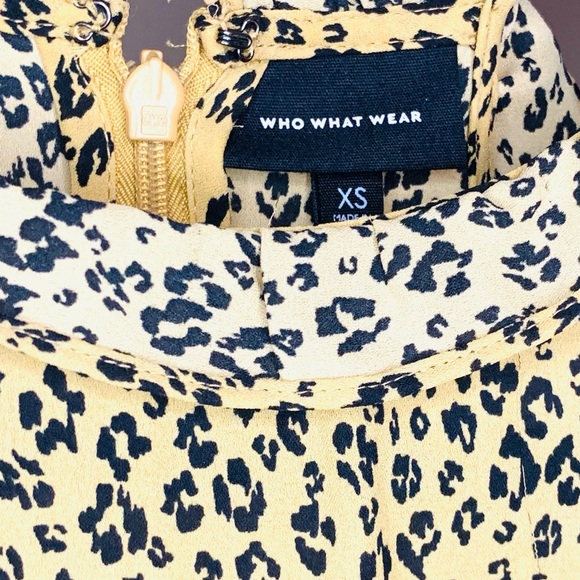 Who What Where Cheetah Sleeveless Dress - Picture 5 of 8